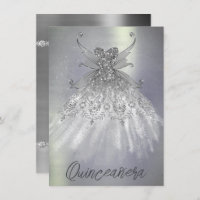 Fairy Wing Silver Gown | Platinum Folie Faux Sheen