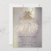 Fairy Wing Taupe Gown | Champagne Elegant Sheen Kaart (Voorkant)