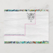 Fairy/Winged Victory 24 Voters Checkmark Starburst Briefkaart (Achterkant)