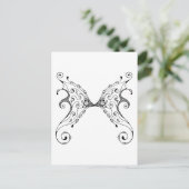 Fairy Wings Briefkaart (Staand voorkant)