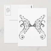 Fairy Wings Briefkaart (Voorkant / Achterkant)