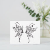 Fairy WINGS Briefkaart (Staand voorkant)
