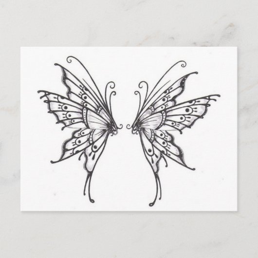 Fairy WINGS Briefkaart (Voorkant)