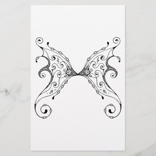 Fairy Wings Briefpapier (Voorkant)