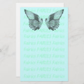 Fairy Wings Briefpapier (Voorkant / Achterkant)