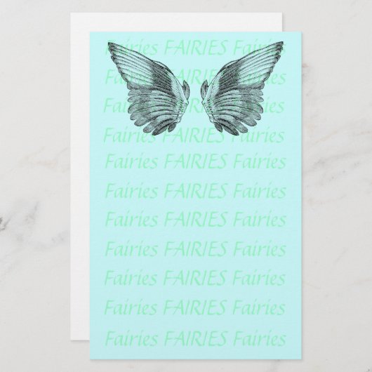 Fairy Wings Briefpapier (Voorkant / Achterkant)