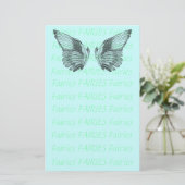 Fairy Wings Briefpapier (Staand voorkant)