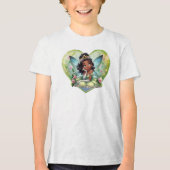 Fairy Wings for Kassidy's 10th birthday Tri-Blend Shirt (Voorkant)