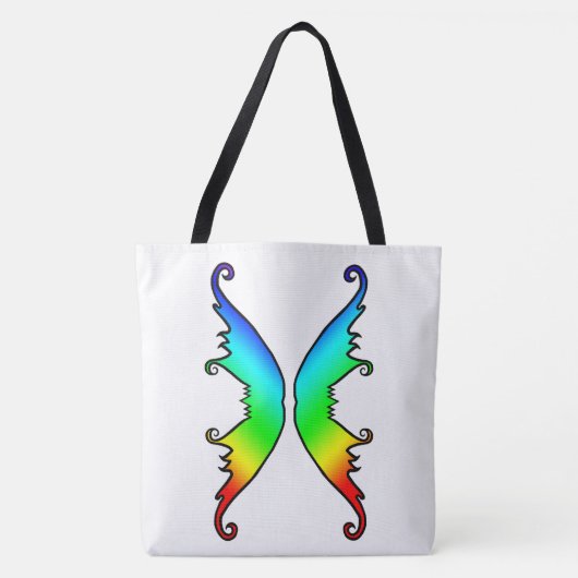 Fairy Wings Rainbow Tote Bag (Voorkant)