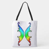 Fairy Wings Rainbow Tote Bag (Achterkant)
