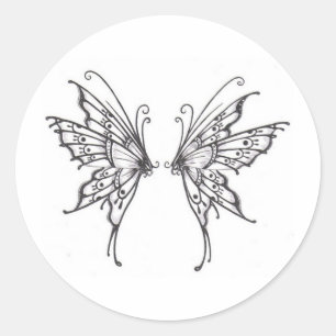Fairy WINGS Ronde Sticker