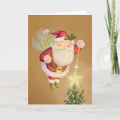 Fairy Wings Santa Kaart (Voorkant)