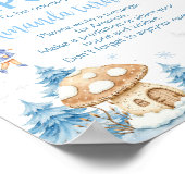 Fairy Winter Garden Verjaardagsfeestje Time Capsul Poster (Hoek)