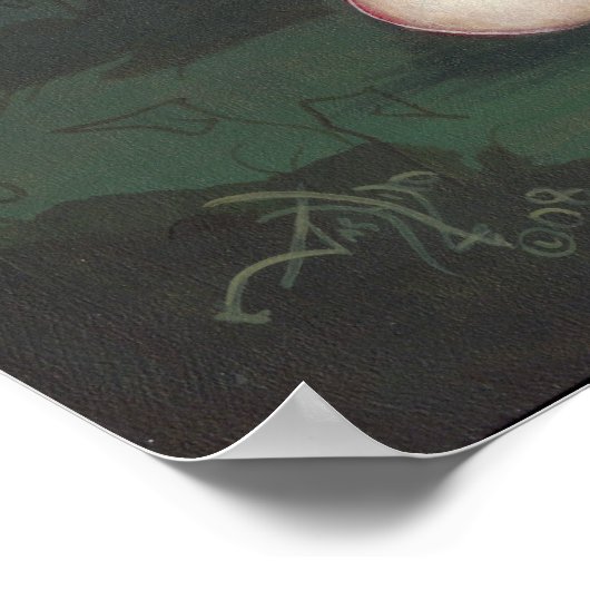 Fairy with Dried Flowers ART PRINT fantasy faery (Hoek)