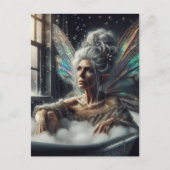 Fairy Woman Bathing Briefkaart (Voorkant)