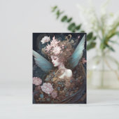 Fairy Woman Fantasy Art Briefkaart (Staand voorkant)