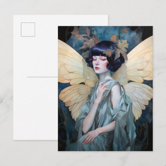 Fairy Woman Fantasy Art Briefkaart (Voorkant / Achterkant)