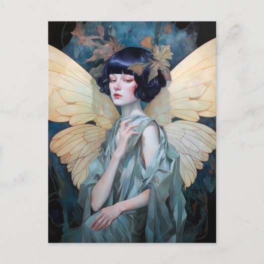 Fairy Woman Fantasy Art Briefkaart (Voorkant)