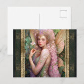 Fairy Woman Fantasy Art Briefkaart (Voorkant / Achterkant)