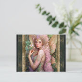 Fairy Woman Fantasy Art Briefkaart (Staand voorkant)