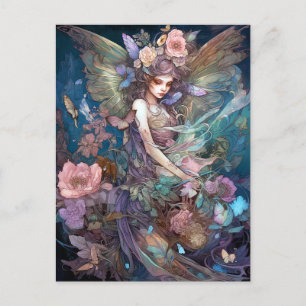 Fairy Woman Fantasy Art Briefkaart