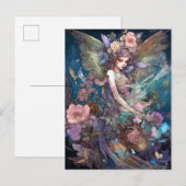 Fairy Woman Fantasy Art Briefkaart (Voorkant / Achterkant)