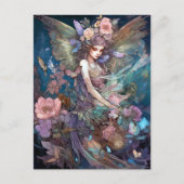 Fairy Woman Fantasy Art Briefkaart (Voorkant)