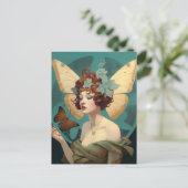 Fairy Woman Fantasy Art Briefkaart (Staand voorkant)