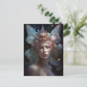 Fairy Woman Fantasy Art Briefkaart (Staand voorkant)