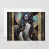 Fairy Woman Fantasy Art Briefkaart (Voorkant / Achterkant)