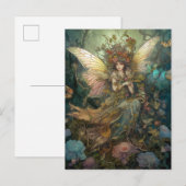 Fairy Woman Fantasy Art Briefkaart (Voorkant / Achterkant)