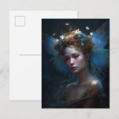 Fairy Woman Fantasy Art Briefkaart (Voorkant / Achterkant)