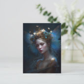 Fairy Woman Fantasy Art Briefkaart (Staand voorkant)