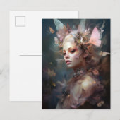 Fairy Woman Fantasy Art Briefkaart (Voorkant / Achterkant)