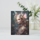 Fairy Woman Fantasy Art Briefkaart (Staand voorkant)