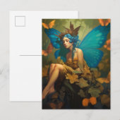 Fairy Woman Fantasy Art Briefkaart (Voorkant / Achterkant)