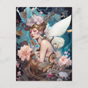 Fairy Woman Fantasy Art Briefkaart
