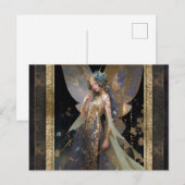 Fairy Woman Fantasy Art Briefkaart (Voorkant / Achterkant)