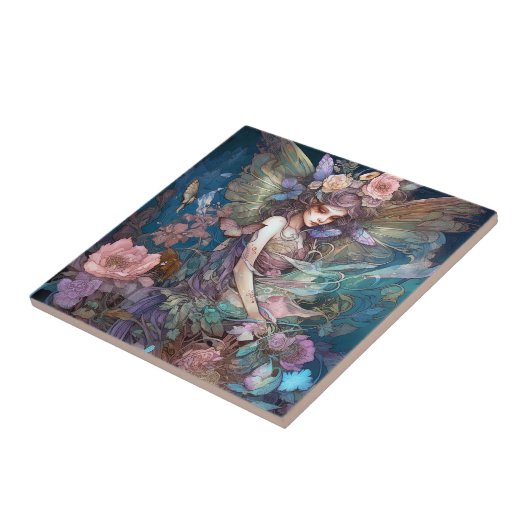 Fairy Woman Fantasy Art Tegeltje (Zijkant)