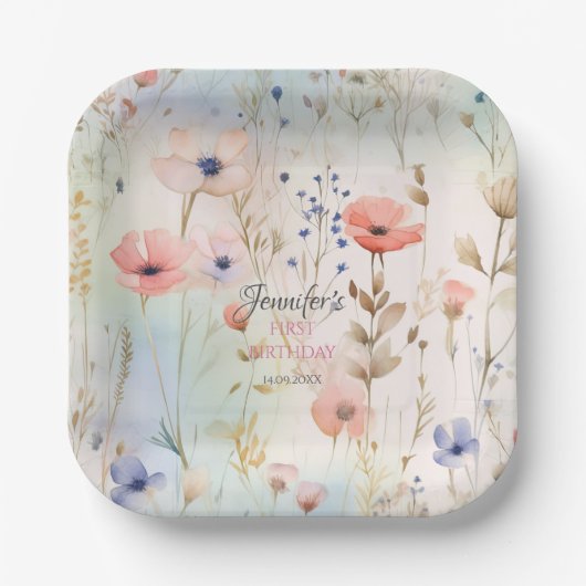 Fairy Wonderful Party Paper Bord (Voorkant)