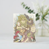 Fairy Wonderland Briefkaart (Staand voorkant)