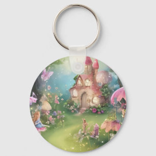 Fairy Wonderland partij gunst Sleutelhanger