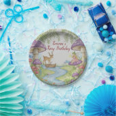 Fairy Woodland Birthday Paper Plate Papieren Bordje (Feest)