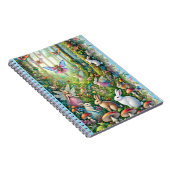 Fairy Woodland Gathering Enchanted Forest Fantasy Notitieboek (Rechterzijde)