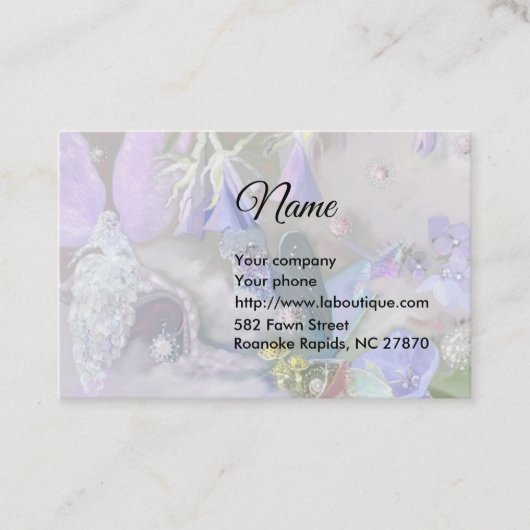 Fairy World Visitekaartje (Voorkant)