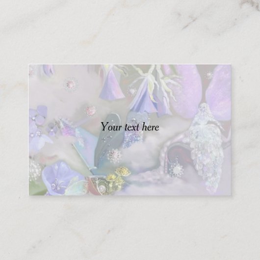 Fairy World Visitekaartje (Achterkant)