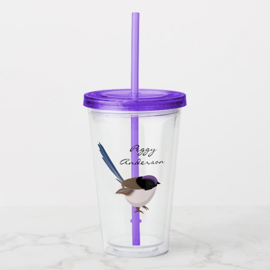 Fairy Wren Acryl Drinkbeker (Voorkant)