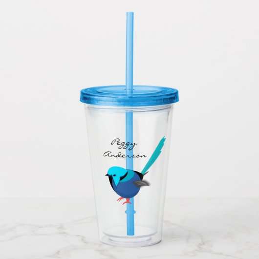 Fairy Wren Acryl Drinkbeker (Voorkant)
