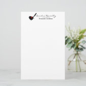 Fairy Wren Briefpapier (Staand voorkant)