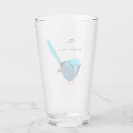 Fairy Wren Glas (Achterkant)